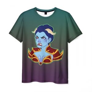 Merchandise Men'S T-Shirt Akasha Queen Of Pain Dota Gradient