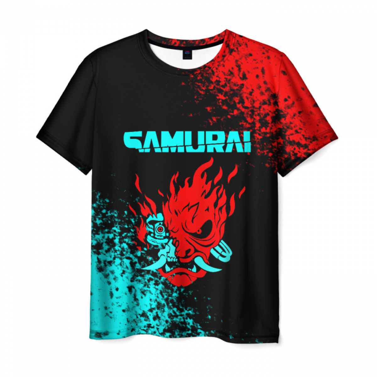 Cyberpunk samurai t shirt фото 10