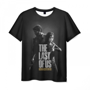 Collectibles Men'S T-Shirt The Last Of Us Clothes Black Scene
