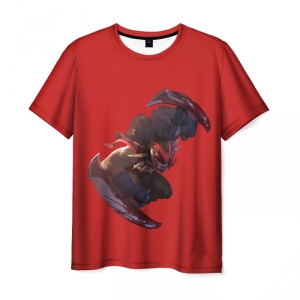 Merchandise Men'S T-Shirt Bloodseeker Dota Red Print