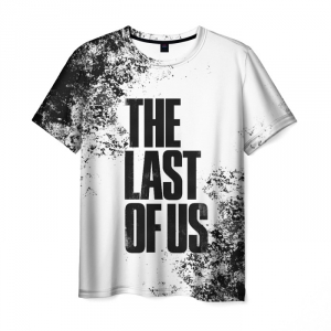 Collectibles Men'S T-Shirt The Last Of Us Text White Label