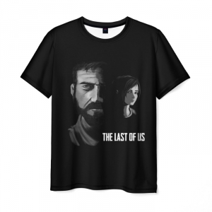 Collectibles Men'S T-Shirt The Last Of Us Hero Black Print