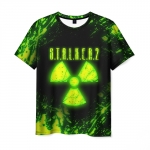 Merch Stalker. 2 Radiation Men T-Shirt Black