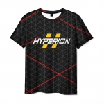 Merchandise Borderlands Men T-Shirt Hyperion Carbon Grid