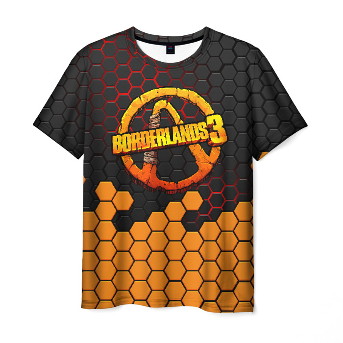 Merchandise Men T-Shirt Borderlands Steel Hexagons