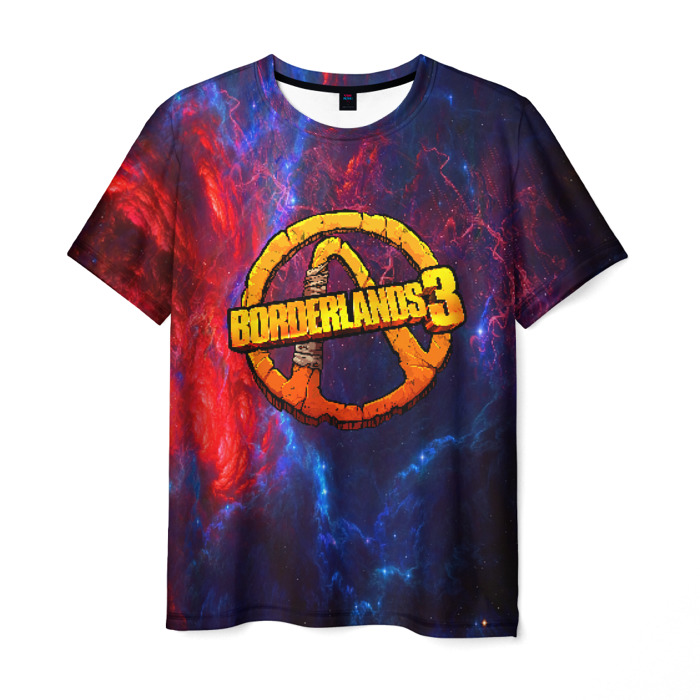 Merchandise Men T-Shirt Borderlands Space Colored