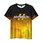 Merchandise Men T-Shirt Borderlands Hyperion Bend Yellow