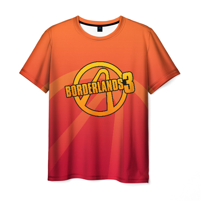 Collectibles Men T-Shirt Borderlands Orange Light