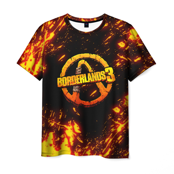 Collectibles Men T-Shirt Borderlands Magma Splash