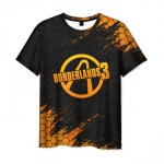 Merch Borderlands Men T-Shirt Black Spray