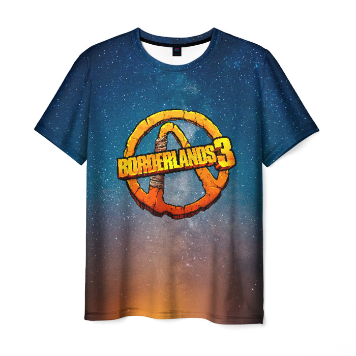 Merch Men T-Shirt Borderlands Vault Sky