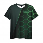 Collectibles Metro 2033 Exodus Neon Grid Men T-Shirt Green