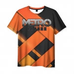 Merchandise Men T-Shirt Metro 2033 Exodus Orange Intersections
