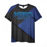 Collectibles Men T-Shirt Metro 2033 Exodus Dark Blue