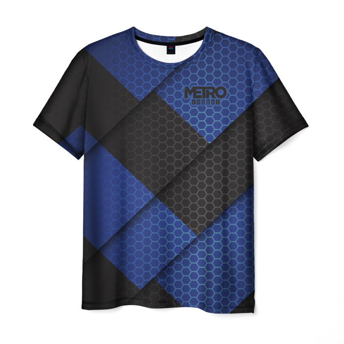 Collectibles Men T-Shirt Metro 2033 Exodus Hexagon Mesh