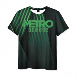 Merch Metro 2033 Exodus Men T-Shirt Green Ribbon