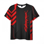 Merchandise Cyberpunk 2077 Men T-Shirt Red Pointer
