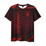 Merch Cyberpunk 2077 Men T-Shirt Samurai Hexagon