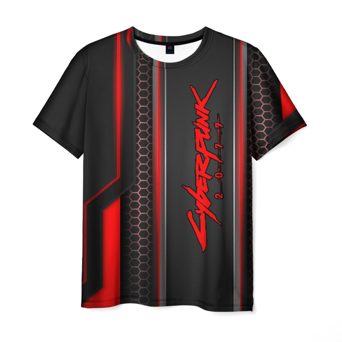 Merchandise Men T-Shirt Cyberpunk 2077 Red Path