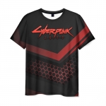 Merchandise Men T-Shirt Cyberpunk 2077 Black