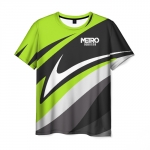 Merch Men T-Shirt Metro 2033 Exodus Wild Green