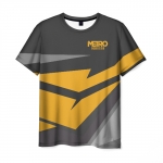 Merchandise Men T-Shirt Metro 2033 Exodus Earthshake Grey