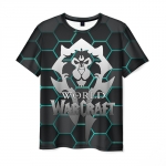 Merchandise Men T-Shirt World Of Warcraft Neon Chrome