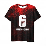 Merchandise Men T-Shirt Rainbow Six Siege Pool Of Blood