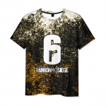 Collectibles Golden Blots Men T-Shirt Rainbow Six Siege