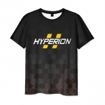 Merchandise Men T-Shirt Borderlands Hyperion Logo