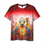 Collectibles Men T-Shirt Borderlands Cover Art Red Space