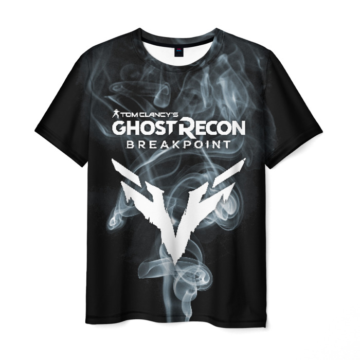 Merch Men T-Shirt Ghost Recon Breakpoint Wolves Black