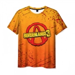 Merch Orange T-Shirt Borderlands Blots Logo