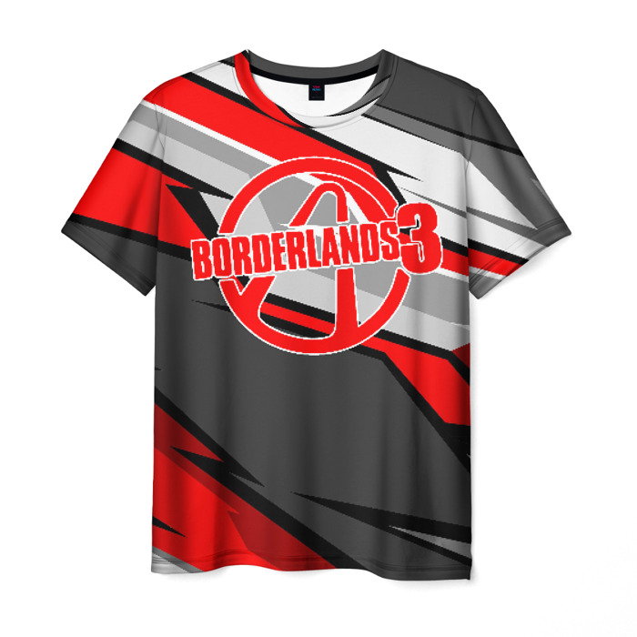 Merchandise Men T-Shirt Borderlands Sharp Grey