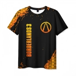 Collectibles Men T-Shirt Borderlands Orange Hexagons