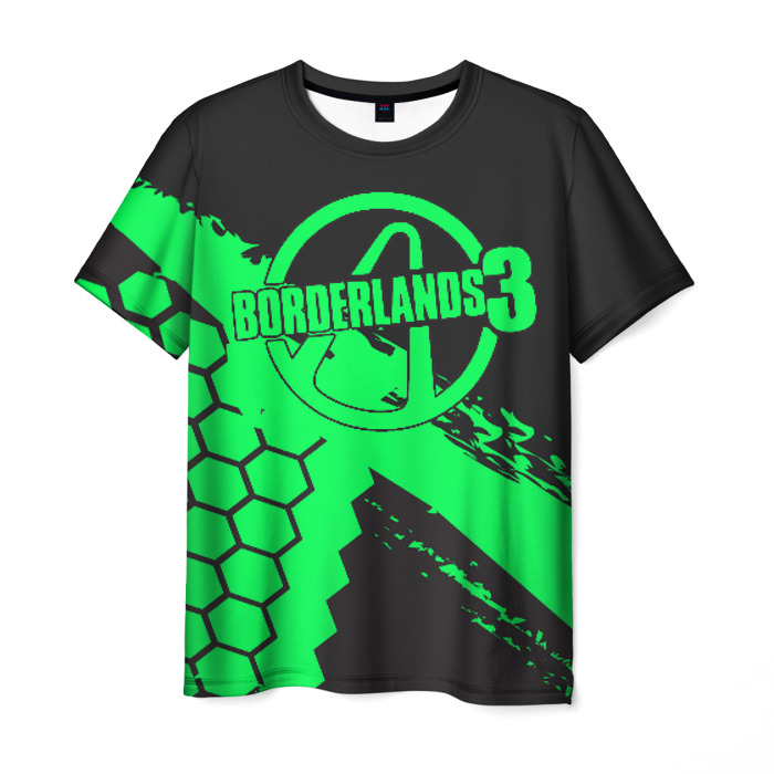 Merchandise Men T-Shirt Borderlands Toxic Hexagon