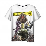 Merchandise Borderlands Men T-Shirt Heroes White
