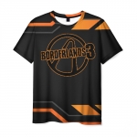 Merch Borderlands Men T-Shirt Orange Stripes