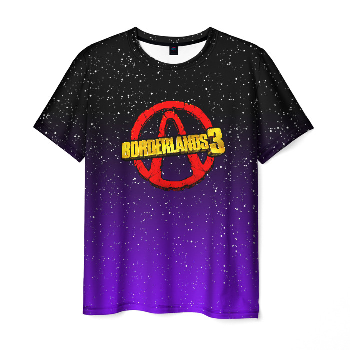 Merchandise Men T-Shirt Borderlands Space Logo