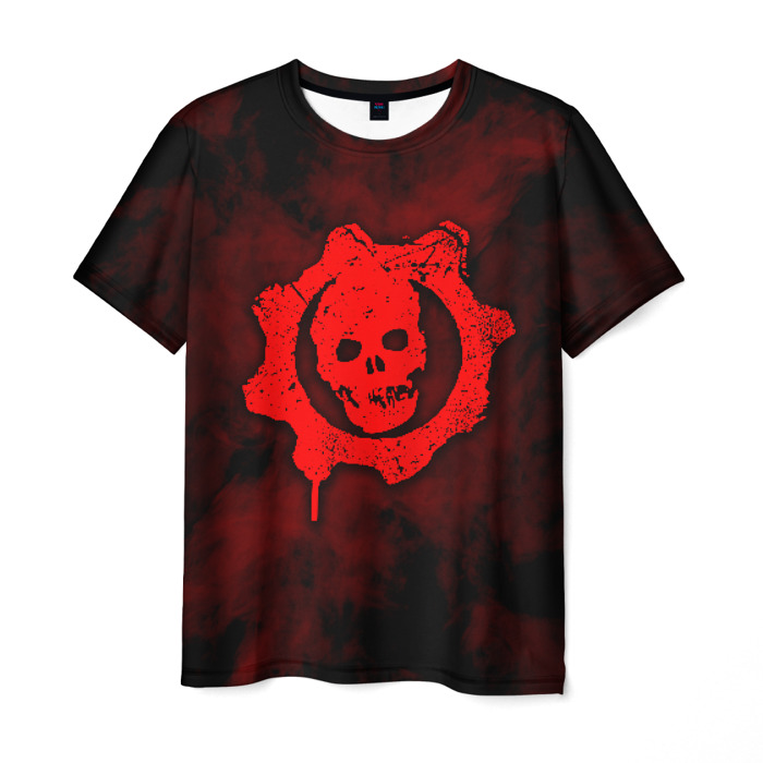 Collectibles Men T-Shirt Gears Of War Bloody Logo