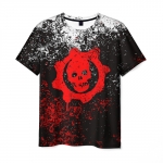 Merch Men T-Shirt Gears Of War Splash Omen
