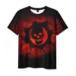 Merchandise Men T-Shirt Gears Of War Dark Omen Black