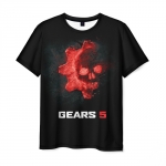 Merch Men T-Shirt Omen Gears Of War Gears Of War