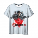 Merchandise Men T-Shirt Gears Of War Characters White