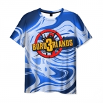 Merch Men T-Shirt Borderlands Blue Vibe