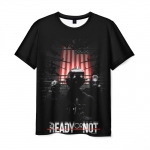 Merchandise Ready Or Not Men T-Shirt Black Game