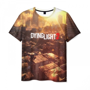 Merchandise Men'S T-Shirt Landscape Image Dying Light Game