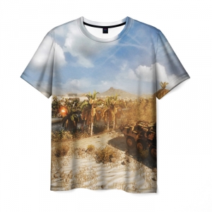 Collectibles Men'S T-Shirt Footage Print Game Tanks