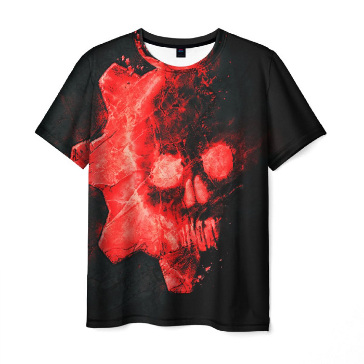 T-shirt fullprint Gears of War