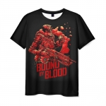 Merch Men T-Shirt Gears Of War Bound Of Blood Black